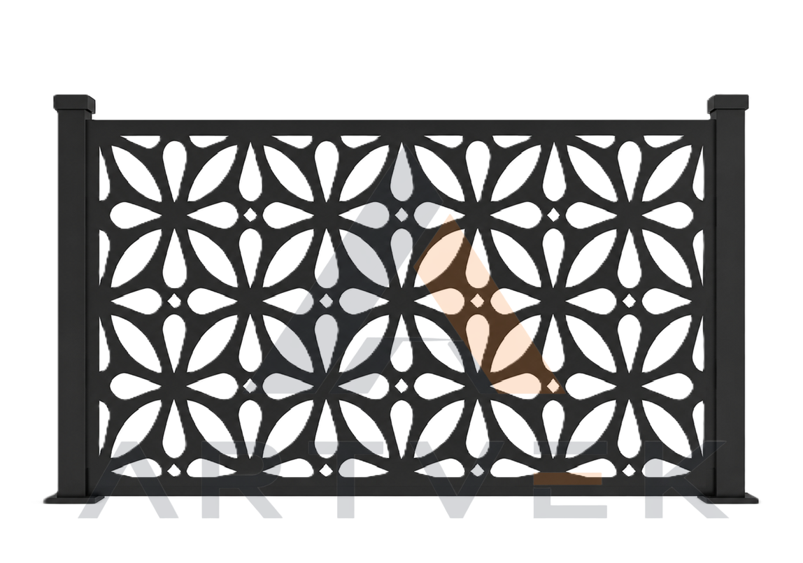 Standart Ölçülü Dekoratif Lazer Kesim Ferforje/ Bahçe Panelleri