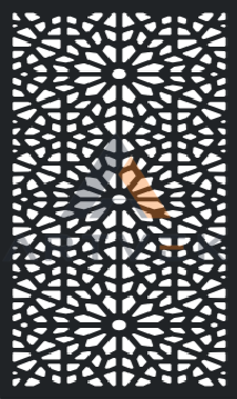 Stil 63 lazer kesim deseni