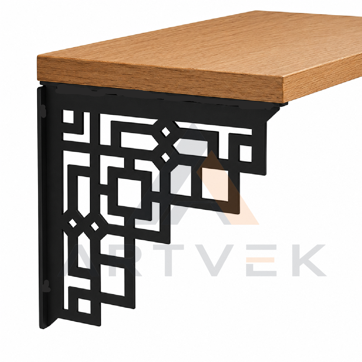 Artvek 2 li Metal Duvar Raf Ayağı (2 Adet Raf Ayağı) Stil 6