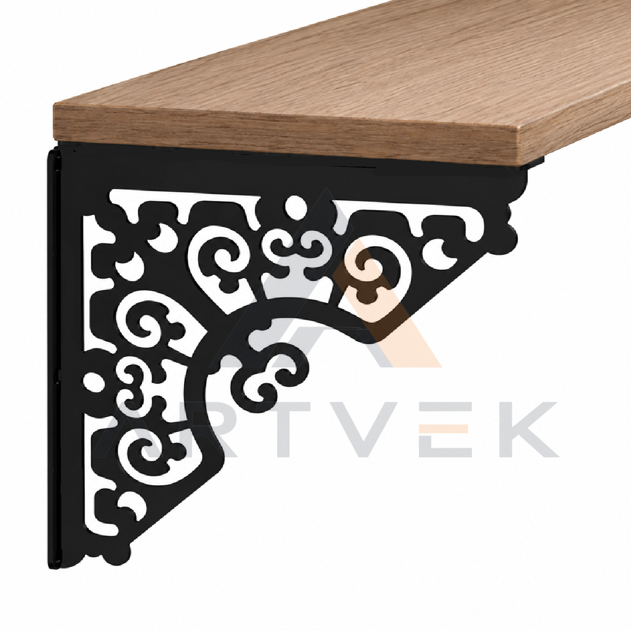 Artvek 2 li Metal Duvar Raf Ayağı (2 Adet Raf Ayağı) Stil 2