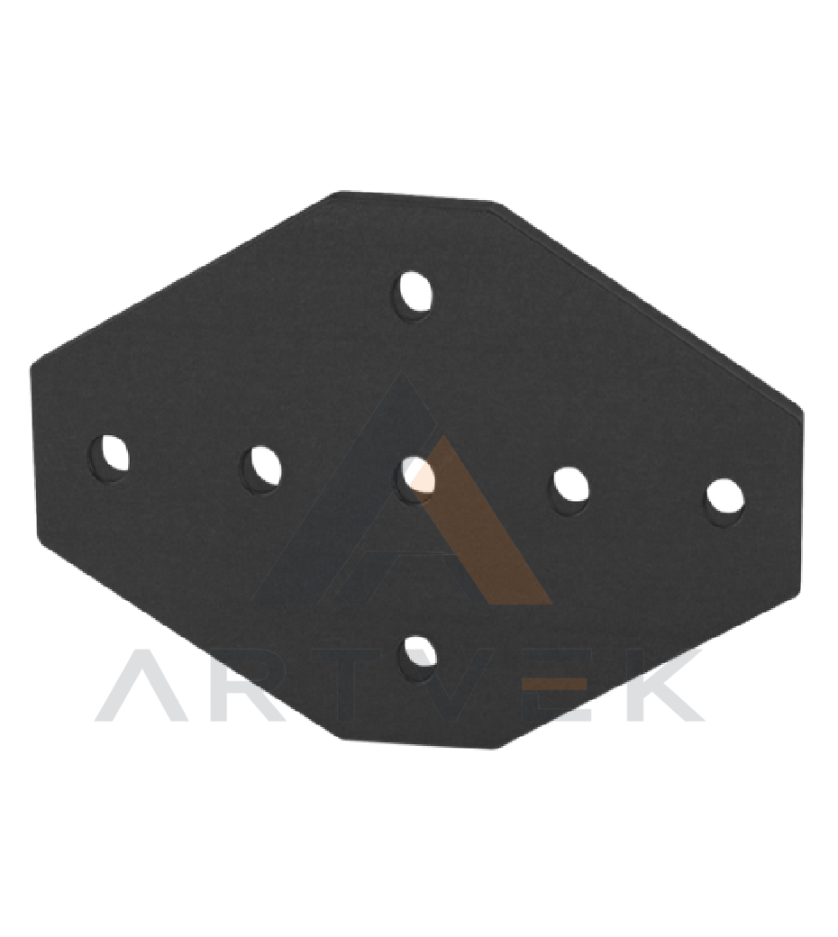 7 Delikli Sigma Profil Çapraz Bağlantı Plakası
