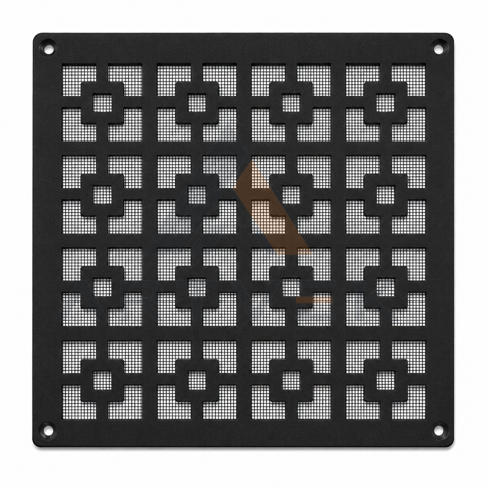 Dekoratif Metal Havalandırma Kapağı – Menfez Kapağı 40x40 cm Stil 9