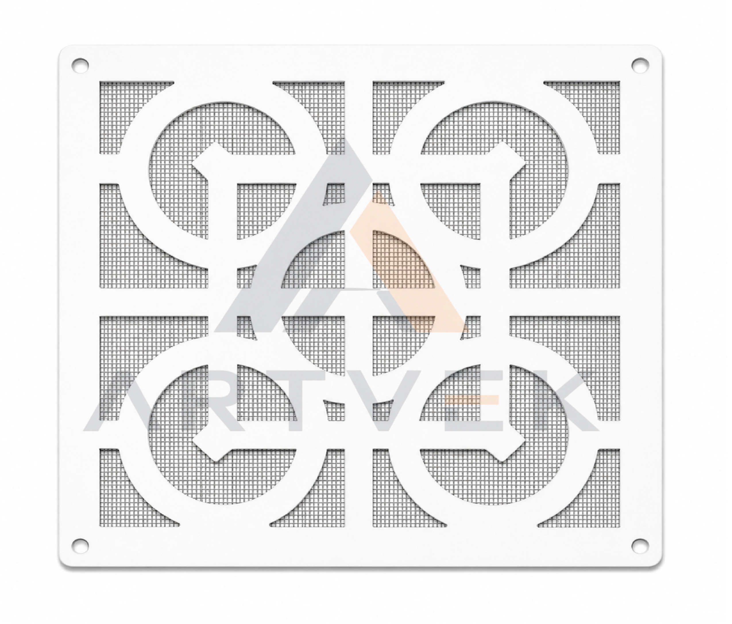 Dekoratif Metal Havalandırma Kapağı – Menfez Kapağı 40x40 cm Stil 4
