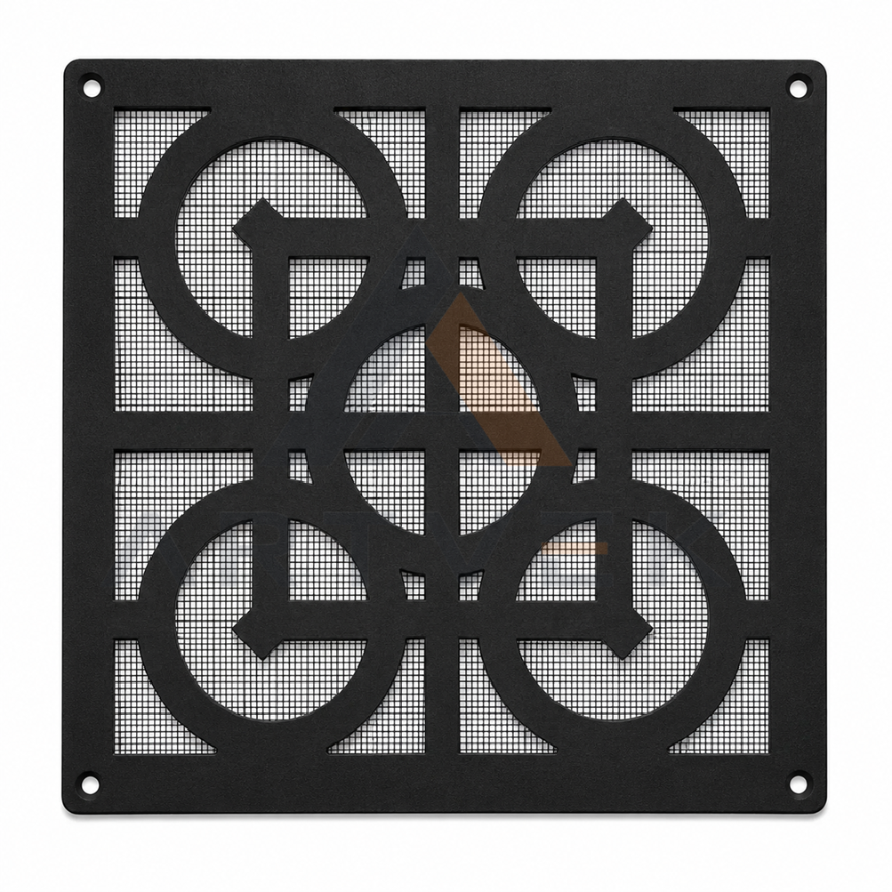 Dekoratif Metal Havalandırma Kapağı – Menfez Kapağı 40x40 cm Stil 4