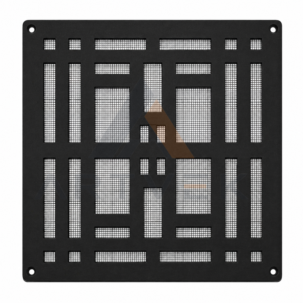 Dekoratif Metal Havalandırma Kapağı – Menfez Kapağı 40x40 cm Stil 3