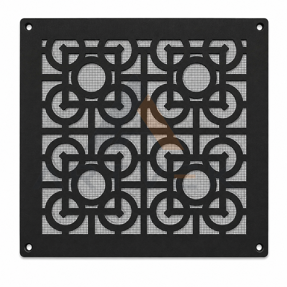 Dekoratif Metal Havalandırma Kapağı – Menfez Kapağı 40x40 cm Stil 2