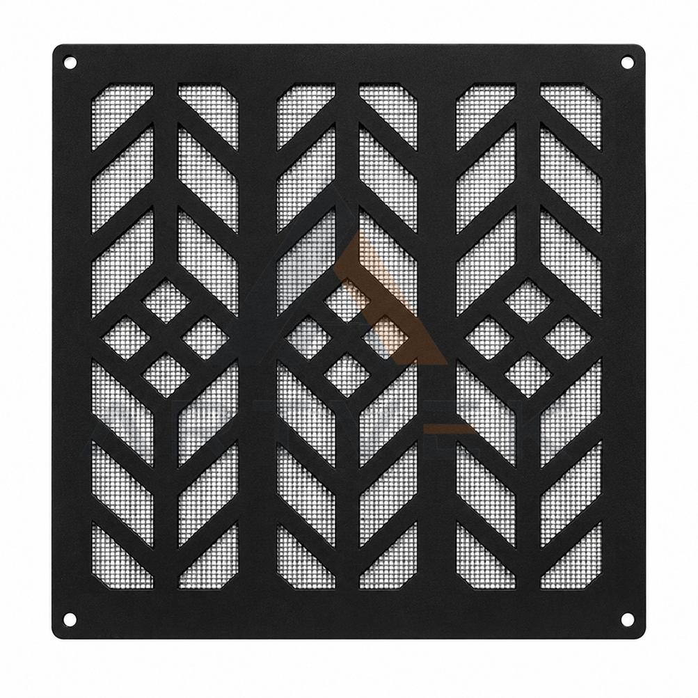 Dekoratif Metal Havalandırma Kapağı – Menfez Kapağı 40x40 cm Stil 1