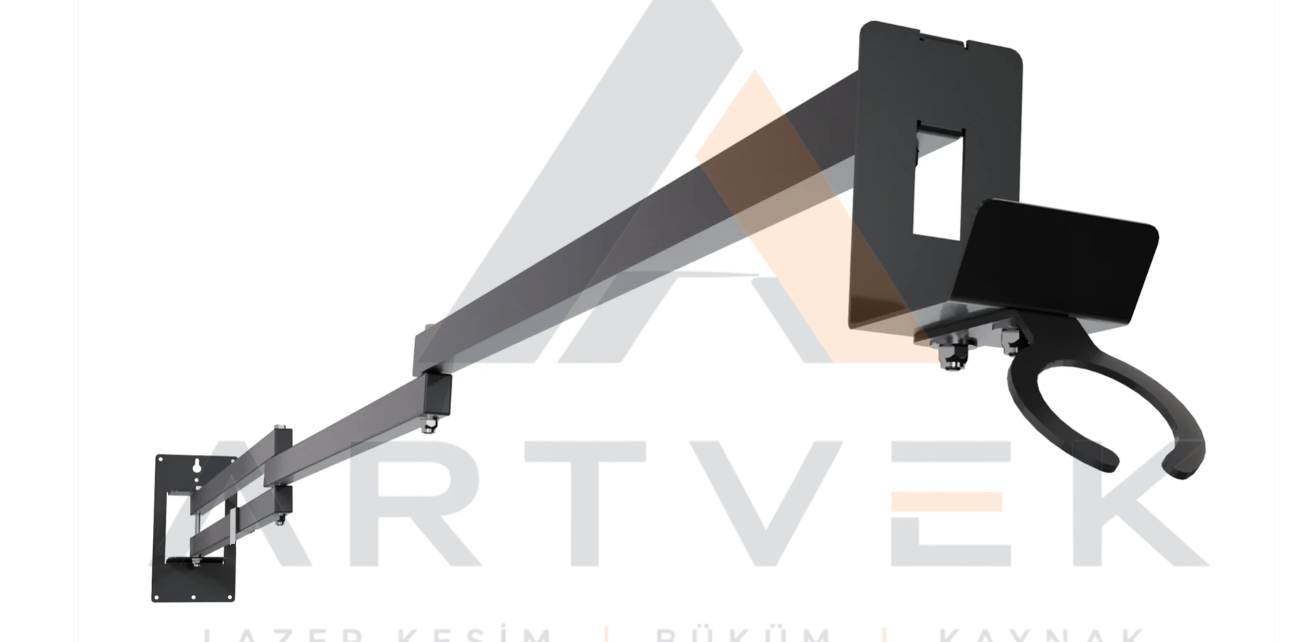 Type 2 Uyumlu  Elektrikli Araç Şarj Kablosu Taşıyıcı Kolu | Duvara Monte Katlanabilir Kablo Yönetim Sistemi | 280 cm